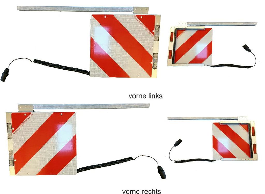 LED Markiertafeln Satz Rot /Weiss 12/24V Vorne