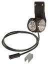 feu de gabarit Superp. III LED rouge/blanc/orange rechts P&R