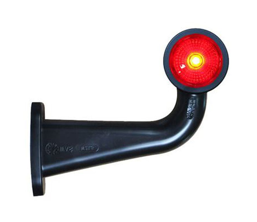 LED feu de gabarit 12-24V rouge/blanc  droite