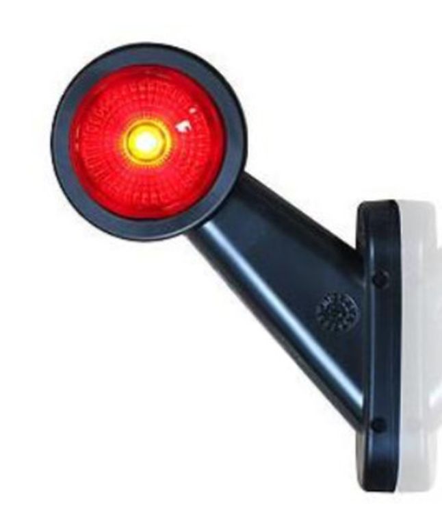 LED feu de gabarit 12-24V rouge/blanc  gauche
