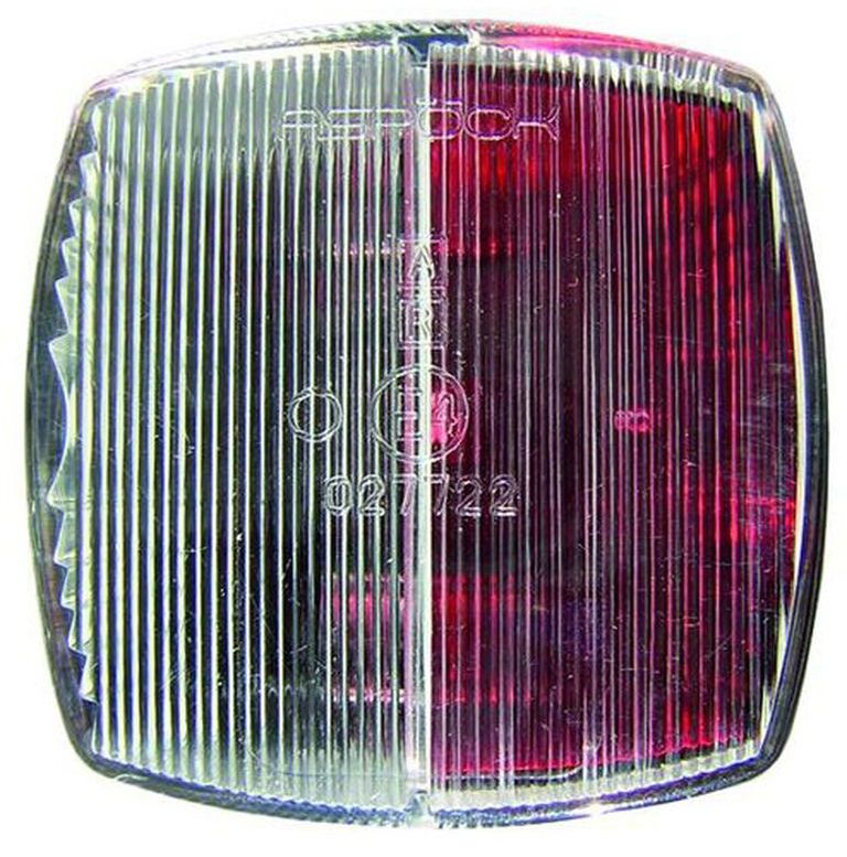 [014000360] Feu de gabarit Aspöck Squarepoint 12-24V  gauche/droite