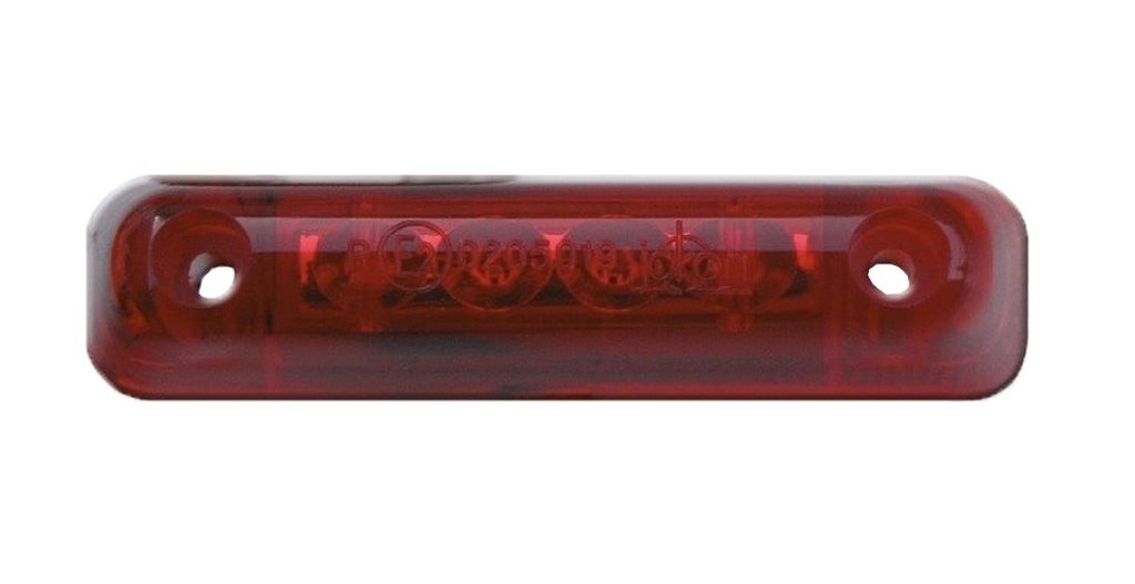 [13.0012.000] LED feu de position Jokon (1) rouge S24-2  12V