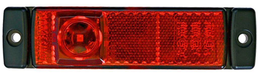 [2TM.008.645.931] LED feu de position Hella  rouge 12V