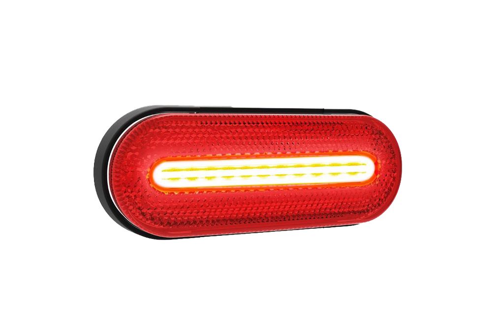 [01452248] LED Positionsleuchte Fristom FT-070 12/36V rot