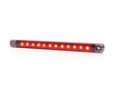 LED feu de position WAS 276 Black 12/24V rouge