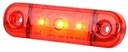 LED Positionsleuchte WAS 97  12/24V  rot  3LED
