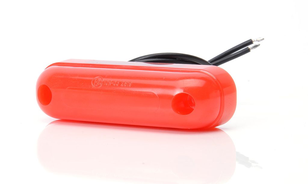 LED feu de position WAS 109 12/24V  rouge Neon