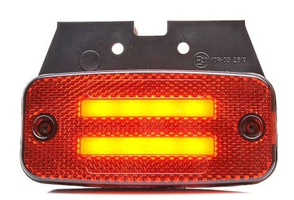 [02.200.053] LED Positionsleuchte WAS 158 12/24V  rot Neon
