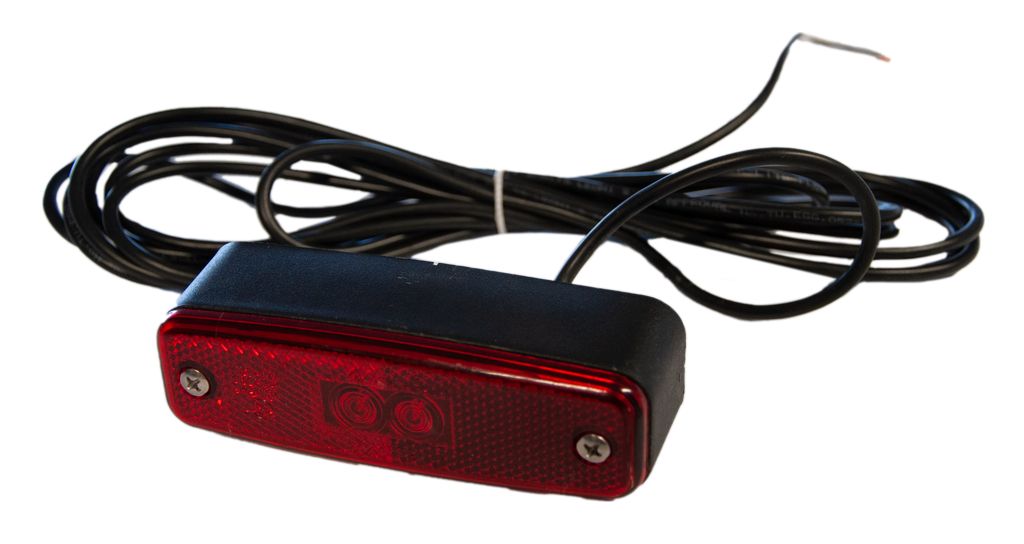 [596LED.52.08] LED feu de position Rubbolite/ Truck-Lite 12/24V rouge