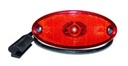 LED Positionsleuchte Flatpoint II  rot  24V