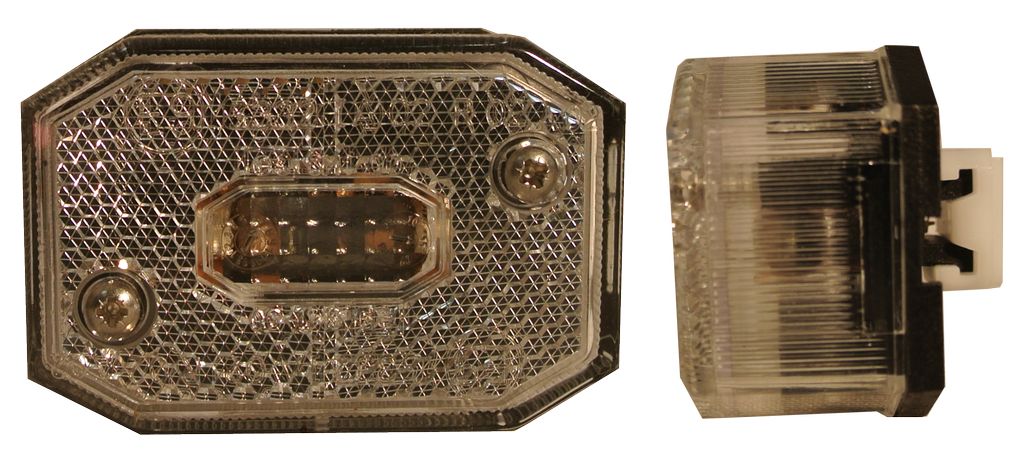 [014000357A] Feu de position 12V blanc Aspöck Flexipoint