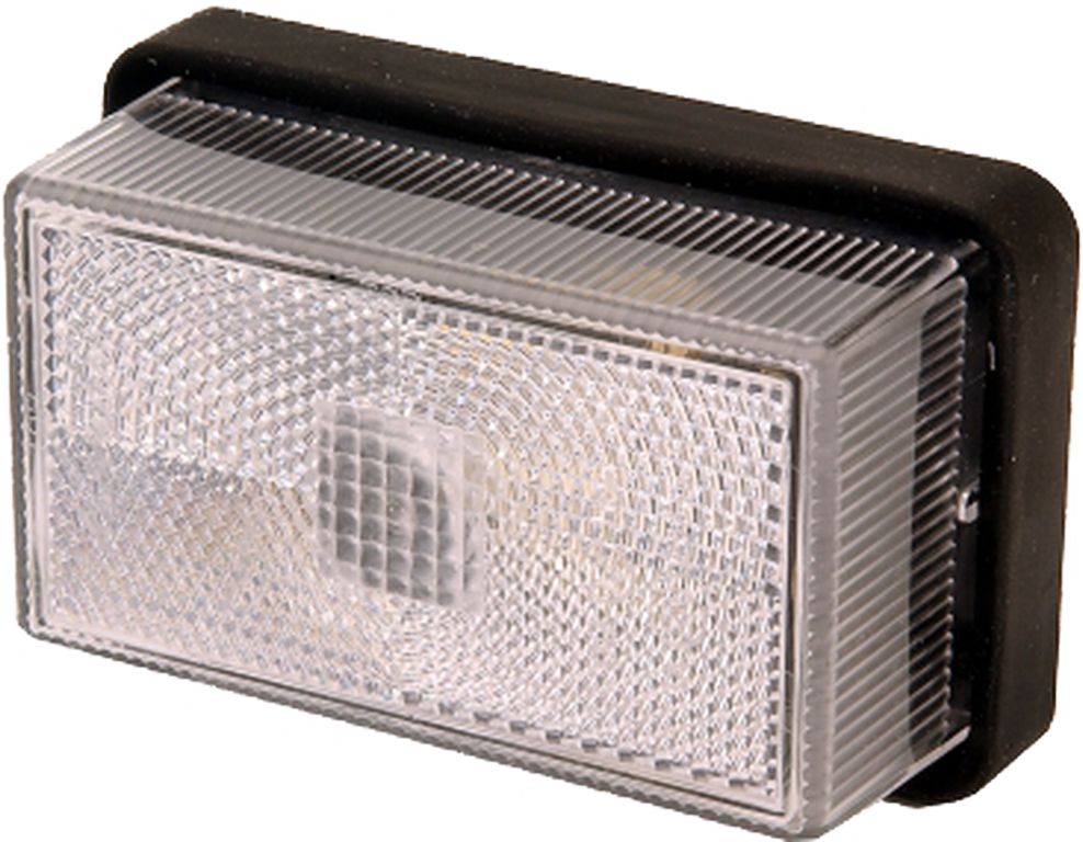 [122.01.00] Positionsleuchte Rubbolite/ Truck- Lite, 12-24V weiss