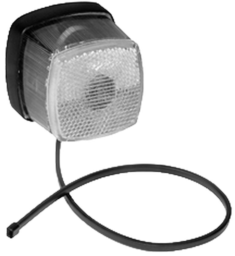 Feu de position 12V blanc Aspöck Squarepoint