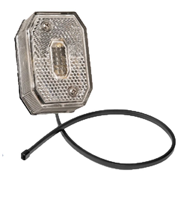 [316509027] Positionsleuchte Aspöck (4) 12V  weiss  Flexipoint