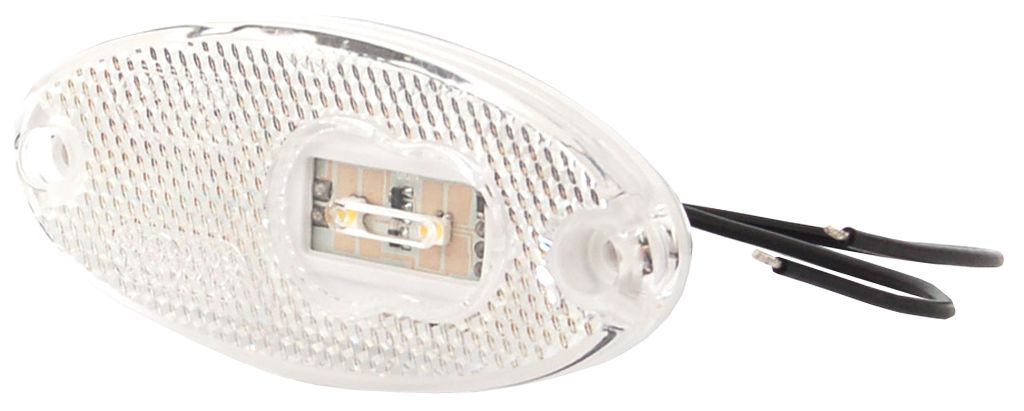[01453090] LED Positionsleuchte WAS 12/24V weiss