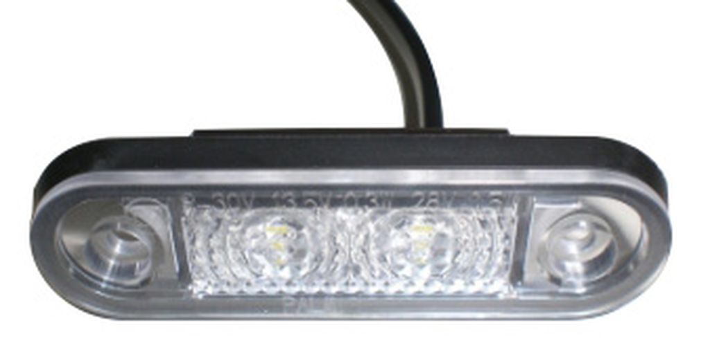 [02.800.110] LED Positionsleuchte (1)  10-33V weiss