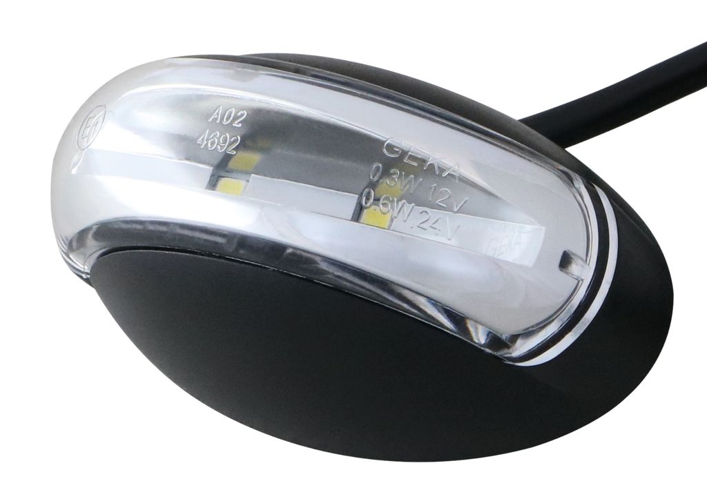LED Positionsleuchte Geka weiss 12/24V