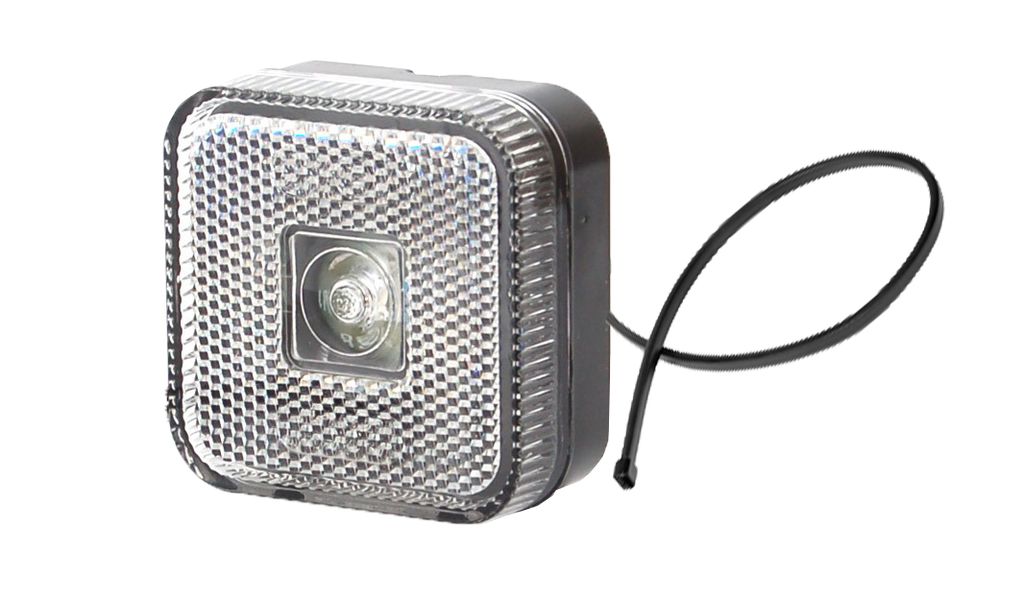 [01452305] LED Positionsleuchte WAS 63-2 12/24V weiss