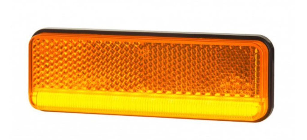 [01402435] LED feu de signalisation latérale jaune Horpol 12/24V