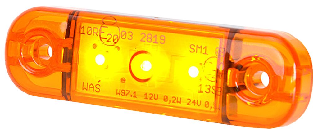 [01452811] LED feu de position latéral WAS 708  12/24V  3 LED