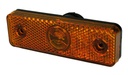 LED feu de position latéral Flatpoint (1) jaune 24V