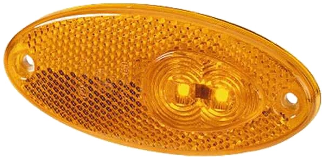 [2PS.964.295.051] LED feu de position latéral Hella (19)  jaune 24V  ga / dr