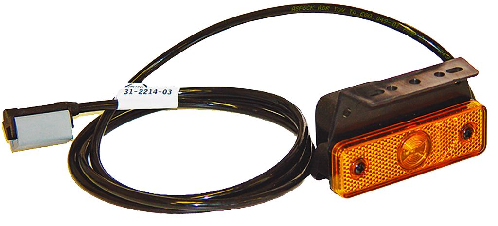 LED feu de position latéral Flatpoint (5) jaune 24V