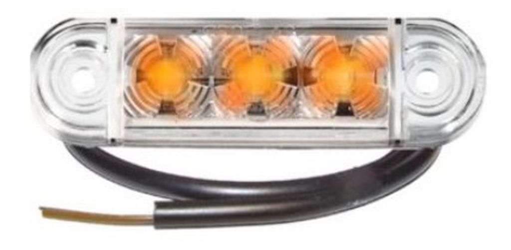 [40.044.011] LED Seitenmarkierleuchte PRO-SLIM  24V transparent
