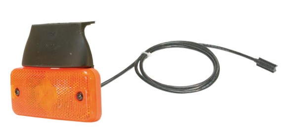 [D10497] Feu de position à diodes 24 V, ambre, suspendu 90°cable 1500