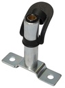 Aufsteckrohr (3) mit Halteplatte zum anschrauben Ø 24mm