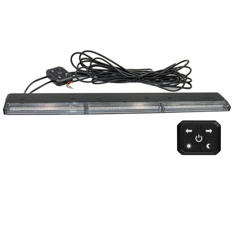 [01470220] LED Lightbar 473x60x 25, 12/24V gelb super slim