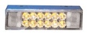 LED feu à éclats Hella jaune 24V