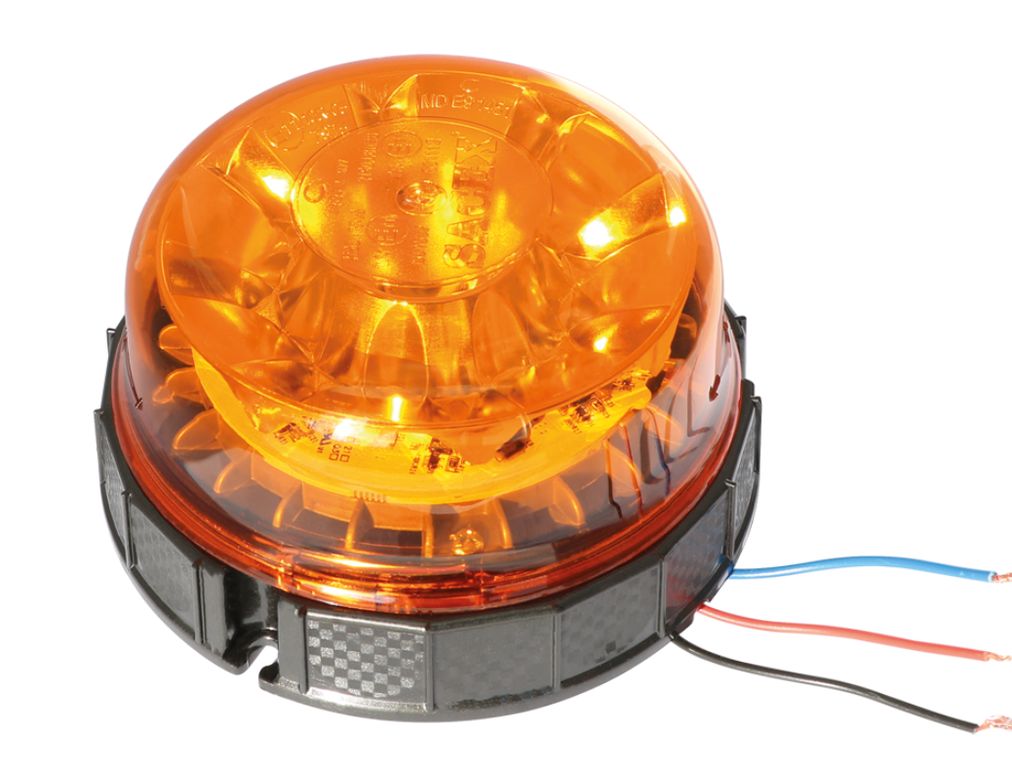Flash LED et gyrophare. Pegasus jaune 12/24V