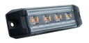 LED feu de position blanc + feu à éclats jaune 12/24V