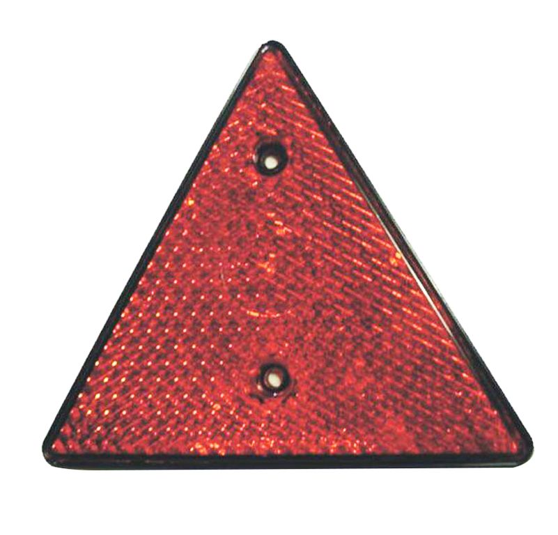 [014000410] Catadioptre triangulaire, avec 2 trous