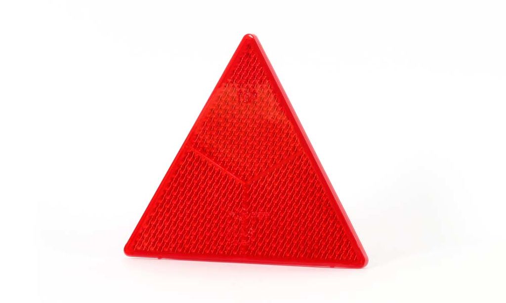 [014000410S] Catadioptre triangulaire, avec 2 visses M5