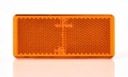 Catadioptre jaune rectangulaire