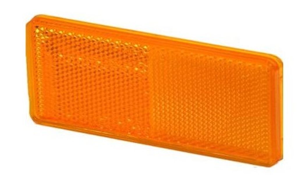 Rückstrahler gelb 105 x 48mm