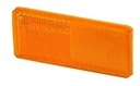 Catadioptre jaune rectangulaire