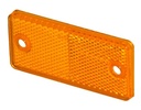 Catadioptre jaune 90 x 40mm
