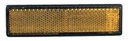 Rückstrahler gelb 122 x 32.5 mm