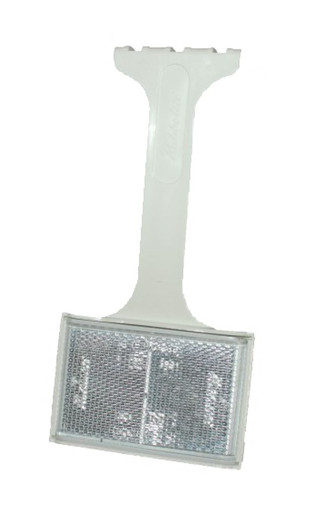 Rückstrahler weiss 85 x 50mm