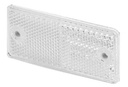 Catadioptre blanc 90 x 40 mm