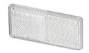 Catadioptre blanc autocollant 94 x 44 mm