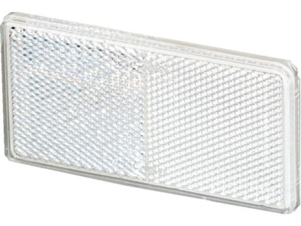 Rückstrahler weiss105 x 55mm