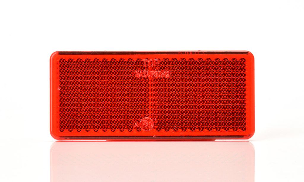 [014000418K] Rückstrahler rot 96 x 42mm