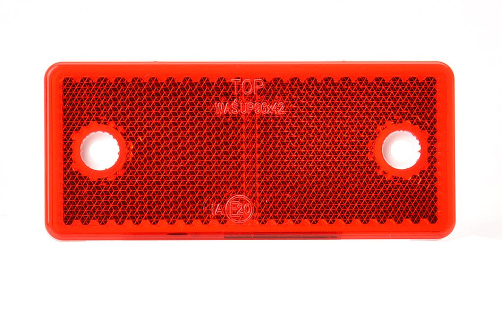 Cadadioptre rouge 96 x 42mm, autocollant