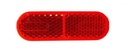 Catadioptre rouge rectangulaire