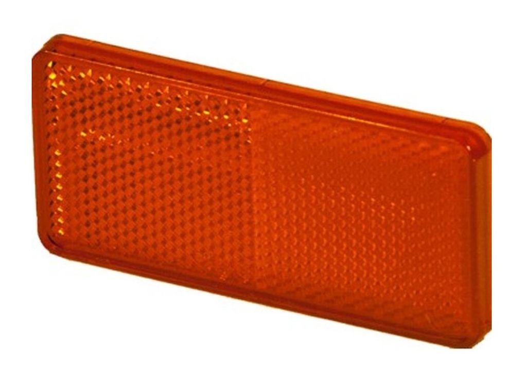 Catadioptre rouge autocollant 94 x 44 mm