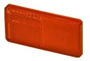 Catadioptre rouge autocollant 105 x 55 mm
